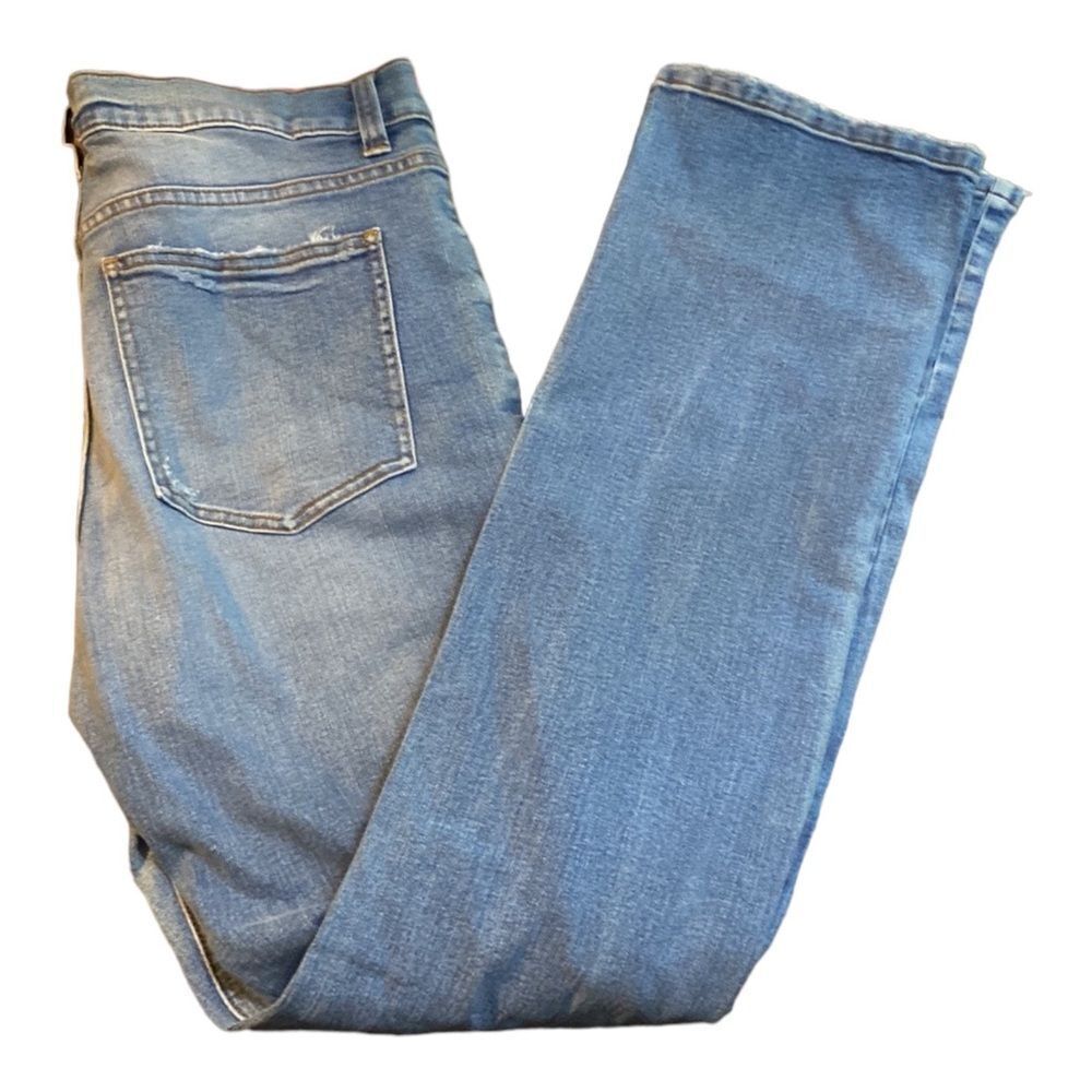 COPY - No Brand Men’s Rip Design Straight Denim Jeans